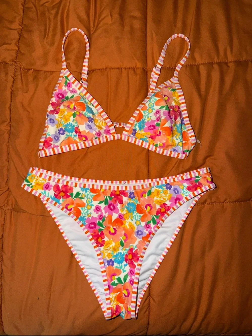 Cupshe Floral Bikini Set